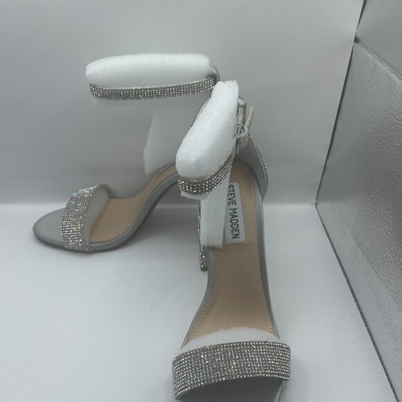 STEVE MADDEN CARRSON RHINESTONES HEELS (7) - Picture 9 of 14